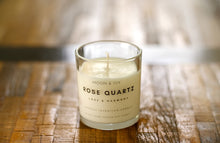 Load image into Gallery viewer, Rose Quartz Soy Candle | Sweet Floral (Love &amp; Harmony)
