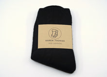 Load image into Gallery viewer, Cable Knit Cashmere Socks 100% Pure Mongolian 7 Gauge cashmere
