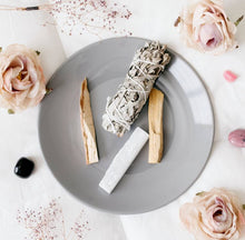 Load image into Gallery viewer, Sage, Selenite &amp; Palo Santo Cleansing Kit
