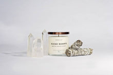 Load image into Gallery viewer, Clear Crystal Quartz Soy Candle -Vanilla Birch &amp; Cactus Jade (Master Healer)
